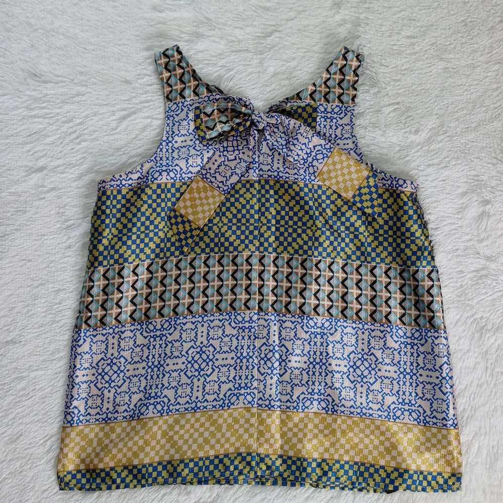 The Limited Women Geometric Print Blouse Size Medium - Picture 6 of 7